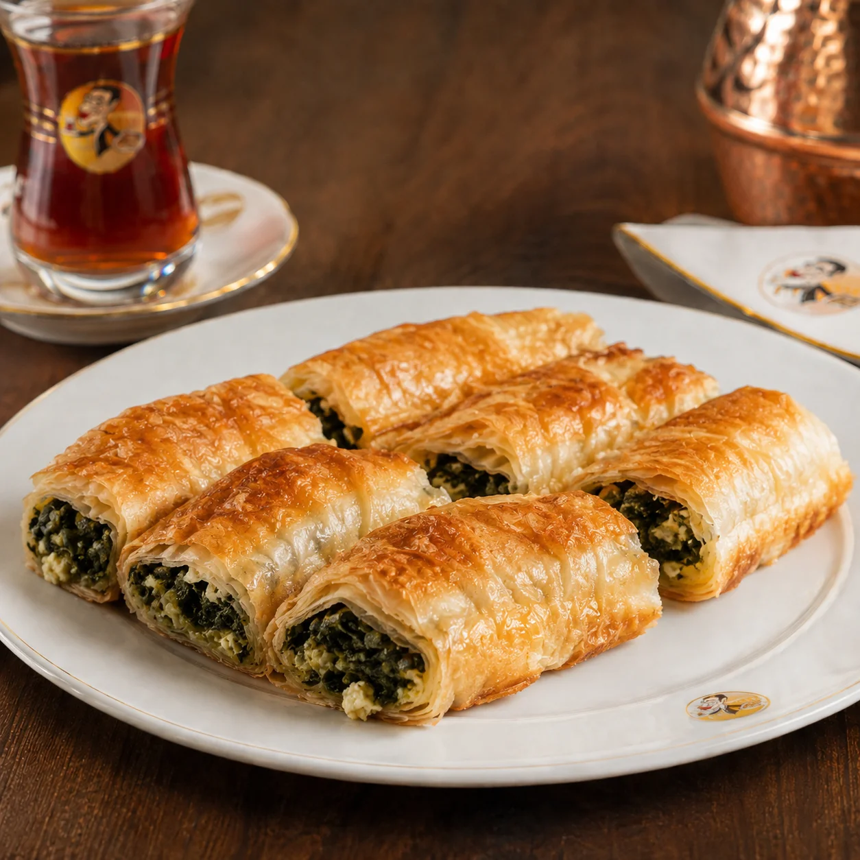 Ispanaklı Kol Böreği